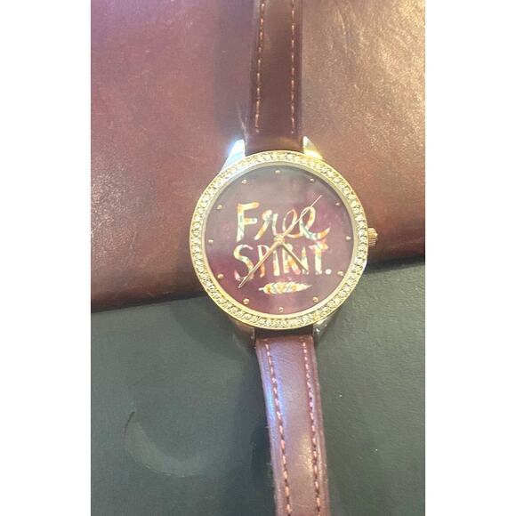 NEW Women's 34mm Gold Tone Jessica Carlyle Watch, "Free Spirit" - Picture 3 of 3